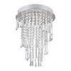 Laelamp Trio Pomp, LED, hõbedane, ø 30 cm