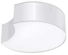 Laelamp Sollux Circle 1, 120 W, E27, valge