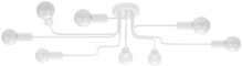 Laelamp Sollux Vector 8, SL.1444, 8xE27, max 15W, 230V, valge