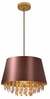 Rippvalgusti GTV Nesto 6083, 40 W, E27, läbimõõt 30 cm, pruun
