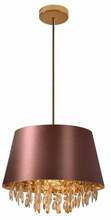 Rippvalgusti GTV Nesto 6083, 40 W, E27, läbimõõt 30 cm, pruun