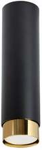 Laelamp Sollux Nero SL.1411, 1xGU10, 10W, 230V, 22,5 cm, must/kuld