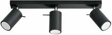 Laelamp Sollux RING 3, 3xGU10, 40 W, must