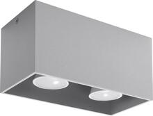 Laelamp Sollux Quad, 2xGU10, 80 W, hall