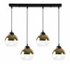 Rippvalgusti Candellux Contessa, 4x40 W, E27, must, 34-21274