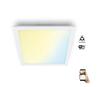 Laelamp WiZ SUPERSLIM, 12W, 2700-6500K, Wi-Fi, valge, 1000Lm, IP20