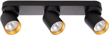 Laelamp Milagro Andy, 3xGU10, 8W, 230V, must/kuld