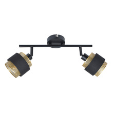 Laelamp Italux Renez SPL-95820-2, 2xE14, 4W, must/kuldne
