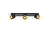 Laelamp GTV Elli, 4588, 3*GU10, maks. 20 W, must, 9 x 53 cm