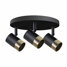 Laelamp Candellux Lighting Tobi, 3x15W, GU10, must