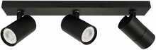 Laevalgusti Italux LACONI, GU10, must, SPL-2813-3B-BL
