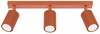 Laelamp Sollux Karbon 3L, SL.1638, 3xGU10, 10W, punane
