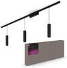 Rippvalgusti Philips Hue Perifo, 3x LED RGBW, 15,6W, 2000-6500K, must