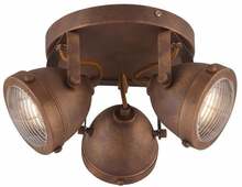 Laevalgusti Candellux Frodo, 98-71095, 3xGU10, 40W, rusty