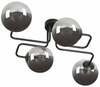 Laelamp Emibig Brendi 4, 4xE14, 4x10W, must/graphite