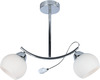 Laelamp Milagro Connor, 2xE27, 15W, 230V, läikiv kroom/valge
