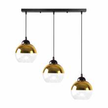 Rippvalgusti Candellux Contessa, 3x40 W, E27, must, 33-21250