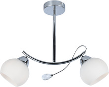 Laelamp Milagro Connor, 2xE27, 15W, 230V, läikiv kroom/valge
