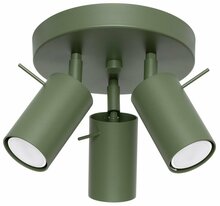 Laelamp Sollux SL.1503 Ring, 3xGU10, 30W, oliivroheline
