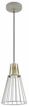 Laevalgusti Gtv Kaliope 8143, 1xE27, 40W, IP20, hall/kuldne, läbimõõt 18 cm