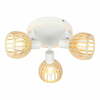 Laelamp Candellux Atarri, 3xE14, 25W, valge/beež
