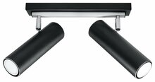 Laelamp Sollux Direzione 2, 40 W, GU10, must