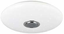 Laelamp Trio Musica, LED, 33 W, ø 58 cm, valge