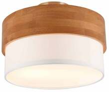 Laelamp Trio Seasons 611500201, E14, 2x40W, valge/naturaalne, 30 cm