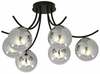 Laelamp Emibig Boston 6 Black/Grafit, E14, 6 x 10 W