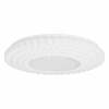Laelamp Candellux Uran, 38 cm, 24W, 4000K, valge/kroom