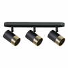 Laelamp Candellux Lighting Tobi, 45 W, GU10, must/kuldne, 44 x 5.5 cm