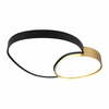 Laelamp Trio Rise, LED, 63.5 x 77 cm, must/kuldne