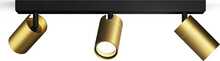 Laevalgusti Philips Idris, 3xGU10, 5W, IP44, must/kuld