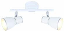 Laelamp Candellux Fido, 92-63373, 2xE14, 40W, valge/kroom