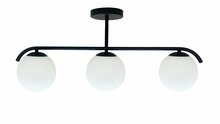 Laelamp Candellux Lighting Amadeo, 120 W, E14, must/valge, 15 x 69,5 cm