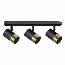 Laelamp Candellux Lighting Tobi, 45 W, GU10, must/kuldne, 44 x 5.5 cm