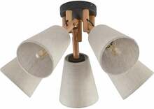 Laelamp TK Lighting Vaio, 575, 5x15W, E27, must/puit