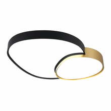 Laelamp Trio Rise, LED, 63.5 x 77 cm, must/kuldne