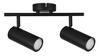 Laelamp Candellux Colly, 92-01665, 2x15W, GU10, must, 9x36 cm
