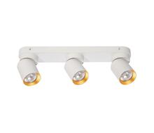 Laelamp Milagro Andy, 3xGU10, 8W, 230V, valge/kuldne