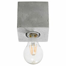 Laelamp Sollux Ariz, 1xE27, 60W, betooni värvi