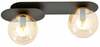 Laelamp Emibig Plaza 2 Black, E14, 2x10 W