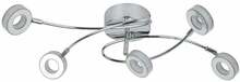 Laelamp Candellux Vinola, 98-66039, LED, 5x5W, 3000 K, kroom