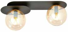 Laelamp Emibig Plaza 2 Black, E14, 2x10 W