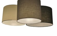 Laelamp G.LUX GH-3002 Trio, 3 x E27, must/valge/hall, 32x19/28x18/24x21 cm