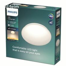 Laevalgusti Philips Moire, 1xLED, 6W, 2700K, valge