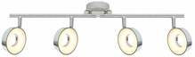 Laelamp Candellux Isla, 4 W, LED, läikiv hõbedane, 71 x 10 cm