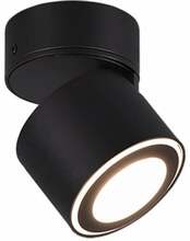 Suunatav valgusti Trio Taurus, 652910132, 5 W, LED, 3000 K, must, o8 x 10 cm
