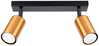 Laelamp Sollux Winx 2, 2xGU10, max 10 W LED, must/vask