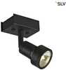 Pinnapealne laevalgusti Slv Puri 1, 147360, GU10, max. 50W, matt must